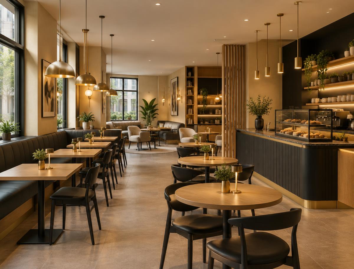 Visualisierung eines Cafés